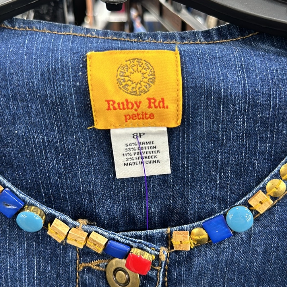 Ruby Red Jean Jacket - image 2